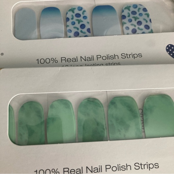 Color Street Nail Polish Strips - Blue, Green, Pink, Multicolor - Picture 2 of 5